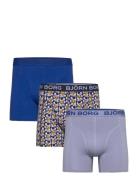 Cotton Stretch Boxer 3P Bokserit Multi/patterned Björn Borg
