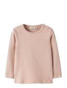 Nmfthora Hir Ls Slim Top Lil Tops T-shirts Long-sleeved T-shirts Pink ...
