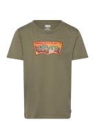 Te-S/S Tee Tops T-shirts Short-sleeved Green Levi's
