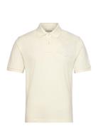 Reg Tonal Shield Ss Polo Tops Polos Short-sleeved Cream GANT