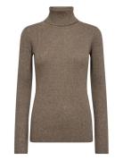 Bs Hege Regular Fit Knitwear Tops Knitwear Turtleneck Brown Bruun & St...