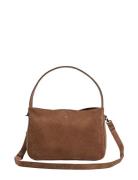 Esambg Cross. Bag, Suede Bags Crossbody Bags Brown Markberg