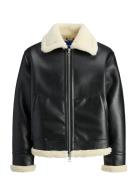 Jorliverpool Aviator Jacket Sn Nahkatakki Black Jack & J S
