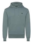 Tipped Hooded Sweatshirt Tops Sweat-shirts & Hoodies Hoodies Blue Fred...