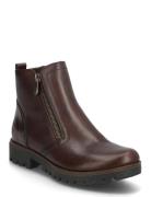 78556 Shoes Boots Ankle Boots Ankle Boots Flat Heel Brown Rieker