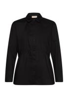 Fqajda-Shirt Tops Shirts Long-sleeved Black FREE/QUENT