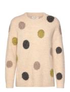 Pullover Tops Knitwear Jumpers Cream FREE/QUENT