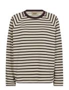 Mmlidy O-Ls Sweatshirt Tops Sweat-shirts & Hoodies Sweat-shirts Cream ...