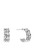 Como Tripple Hoop Accessories Jewellery Earrings Hoops Silver By Jolim...