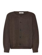 Cc Heart Emma O-Neck Knit Cardigan Tops Knitwear Cardigans Brown Coste...