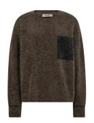 Mmalila Mohair Knit Tops Knitwear Jumpers Brown MOS MOSH