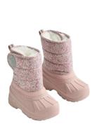 Winterboot Winty Talvikengät Tarroilla Pink Wheat
