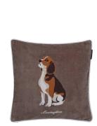 Dog Organic Cotton Velvet Pillow Cover Home Textiles Cushions & Blanke...