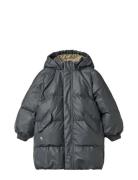 Pu Puffer Jacket Coast Toppatakki Grey Wheat