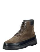 Clafton Mid Boot Nyörisaappaat Khaki Green GANT