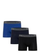 Bamboo Boxers 3-Packs Bokserit Navy Lindbergh