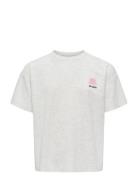 Kogbillie Ss Loose Teddy Top Jrs Noos Tops T-shirts Short-sleeved Grey...