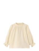 Paco Ls Blouse Tops Blouses & Tunics Cream Fliink