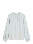 Shirts/Blouses Long Sleeve Tops Blouses Long-sleeved Blue Marc O'Polo