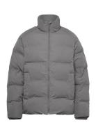 Jjesoho Puffer Collar Sn Vuorillinen Takki Topattu Takki Grey Jack & J...