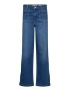 Mmcolette Deluxe Jeans Bottoms Jeans Wide Blue MOS MOSH