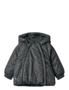 Puffer Jacket Morgen Toppatakki Grey Wheat