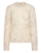 Calian-M Tops T-shirts & Tops Long-sleeved Cream MbyM