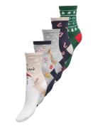 Kogchristmas 5-Pack Socks In A Box Acc Sukat Grey Kids Only