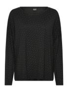 B Logo_Ls-Shirt Toppi Black BOSS