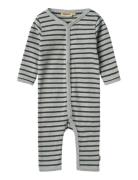 Jumpsuit L/S Dusty Pitkähihainen Body Blue Wheat