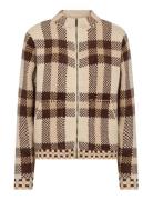 Sc-Vibsa Tops Knitwear Cardigans Beige Soyaconcept