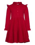 Flounce Collar Dress Navy Dresses & Skirts Dresses Casual Dresses Long...