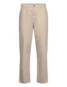Wide Fit Twill Pants Bottoms Trousers Chinos Beige Lindbergh