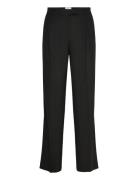 Elainefv Bottoms Trousers Straight Leg Black FIVEUNITS