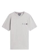 Small Crest Outline Tee Tops T-shirts Short-sleeved Grey Tommy Hilfige...