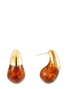 Drop Resin Earring Korvakoru Korut Gold By Jolima