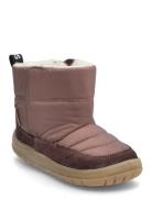 Boots - Flat - With Velcro Talvisaappaat Pink ANGULUS