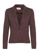 Fqnanni-Ja Blazers Single Breasted Blazers Brown FREE/QUENT