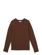 Anya Tops Knitwear Jumpers Brown Reiss
