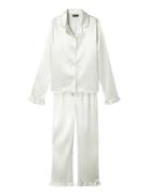 Nlfnightys Pyjamas Set Pyjamasetti Pyjama White LMTD