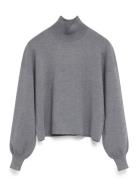 Mschmercy East M Pullover Tops Knitwear Jumpers Grey MSCH Copenhagen