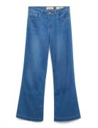 Mmdara Deluxe Jeans Bottoms Jeans Flares Blue MOS MOSH