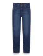 Marion Straight Bottoms Jeans Flares Blue Lee Jeans