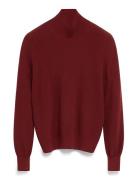 Mschmagnea Rachelle M Pullover Tops Knitwear Turtleneck Red MSCH Copen...