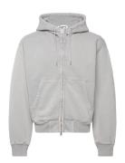 Bubble Zip Hoodie Dove Grey -52 Tops Sweat-shirts & Hoodies Hoodies Gr...