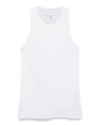 Lr-Numbia Tops T-shirts & Tops Sleeveless White Levete Room