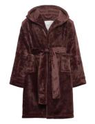 Rhflurry Kids Hooded Fleece Robe Aamutakki Kylpytakki Brown Rosemunde ...