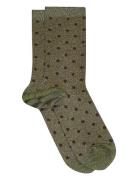 Donna Glitter Socks Lingerie Socks Regular Socks Green Mp Denmark