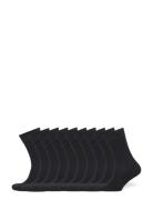 Bo.10P Crew Sock Underwear Socks Regular Socks Black Frank Dandy