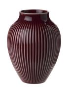 Knabstrup Vase H 12.5 Cm Ripple Berry Home Decoration Vases Big Vases ...